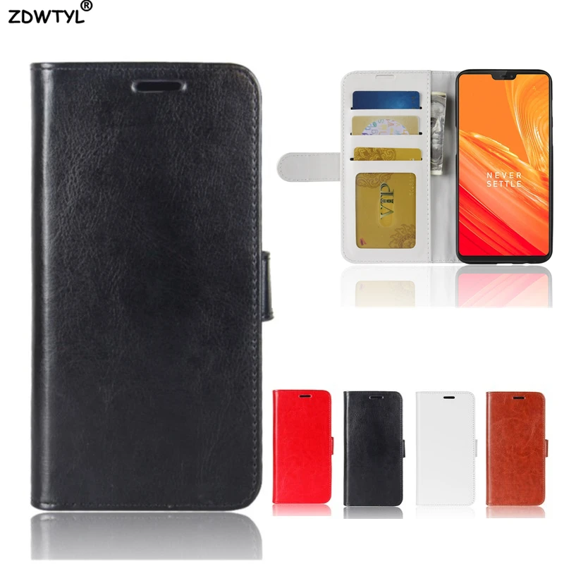 For OnePlus 6 Case OnePlus6 A6000 Case Flip Luxury PU Leather Phone Case For OnePlus 5 5T Oneplus 5T Case Back Cover