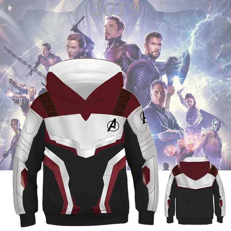  Boys Girls Hoodies Sweatshirts The Avengers Endgame 3D Print Marvel Superhero Captain America Iron 