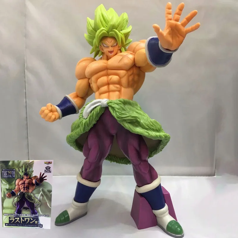 HEYZO 34 см Broli Dragon Ball Z Super SaiyanThe 20th фильм Brolly Аниме Фигурка аниме из ПВХ игрушка для