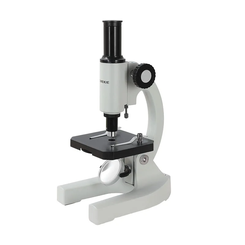 80X/200X Биологический микроскоп, отражающий светильник, освещение для студентов, научное образование, срезы, угол обзора, регулируемый