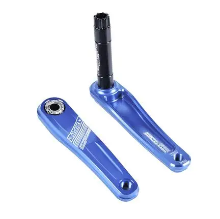 Новая Улитка MTB горный велосипед Интегрированный полый Звездочка с ЧПУ Сверхлегкий GXP Crank 104bcd диск положительные отрицательные зубы - Цвет: crank blue