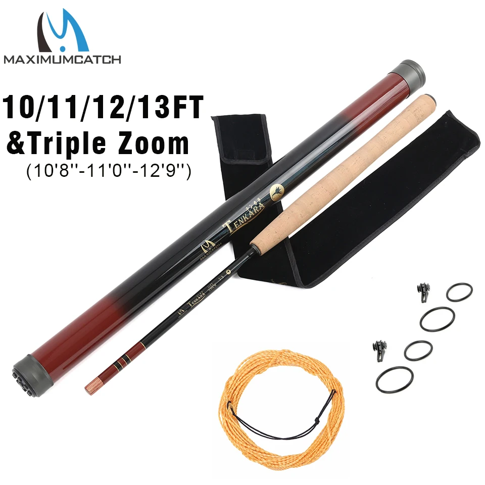 Maxcatch 10/11/12/13FT Tenkara Fly Rod Telescoping Fly Fishing Rod
