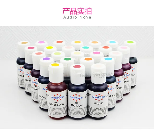 1pc America Edible Cream Baking Pigment Food Coloring Fondant Cake ... 1pc America Edible Cream Baking Pigment Food Coloring Fondant Cake ...