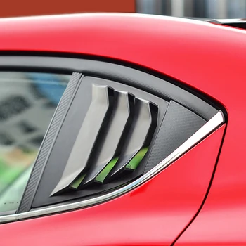 

For Mazda 3 M3 Axela 2014-2018 Black Car-Styling Side Rear Window Scoop Louver Shutter Sticker Cover Trim Auto Accessories