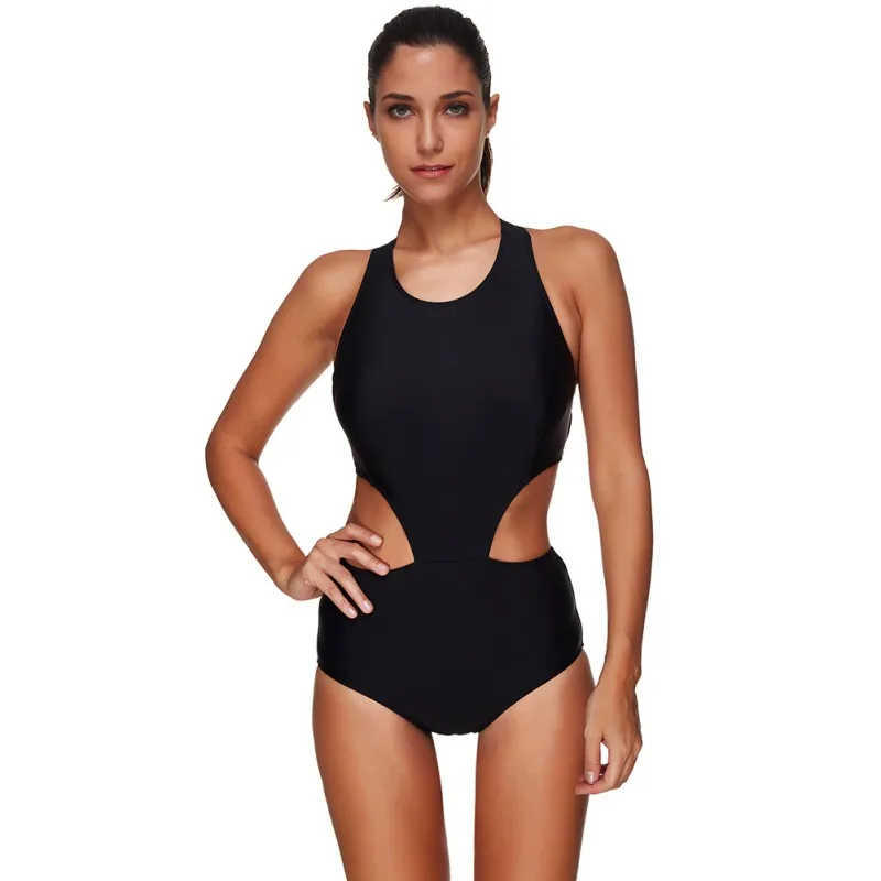Black Sexy One-piece Bodysuits Women's Skinny Beach Suit Body Suit feminino Tight Rompers Womens Jumpsuit T6 Jumpsuits and Playsuits