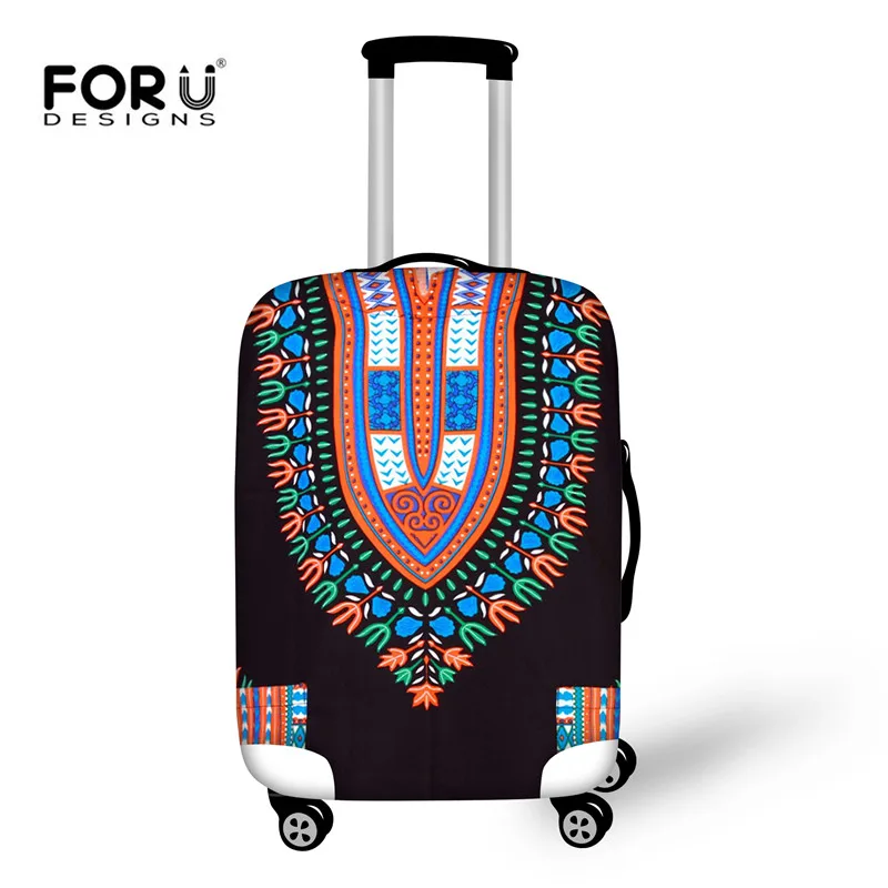 Чехлы для багажа от бренда forudesigns крышка Африканский Традиционный рисунок дело Чехлы чемодан протектор Аксессуары для Для женщин Для