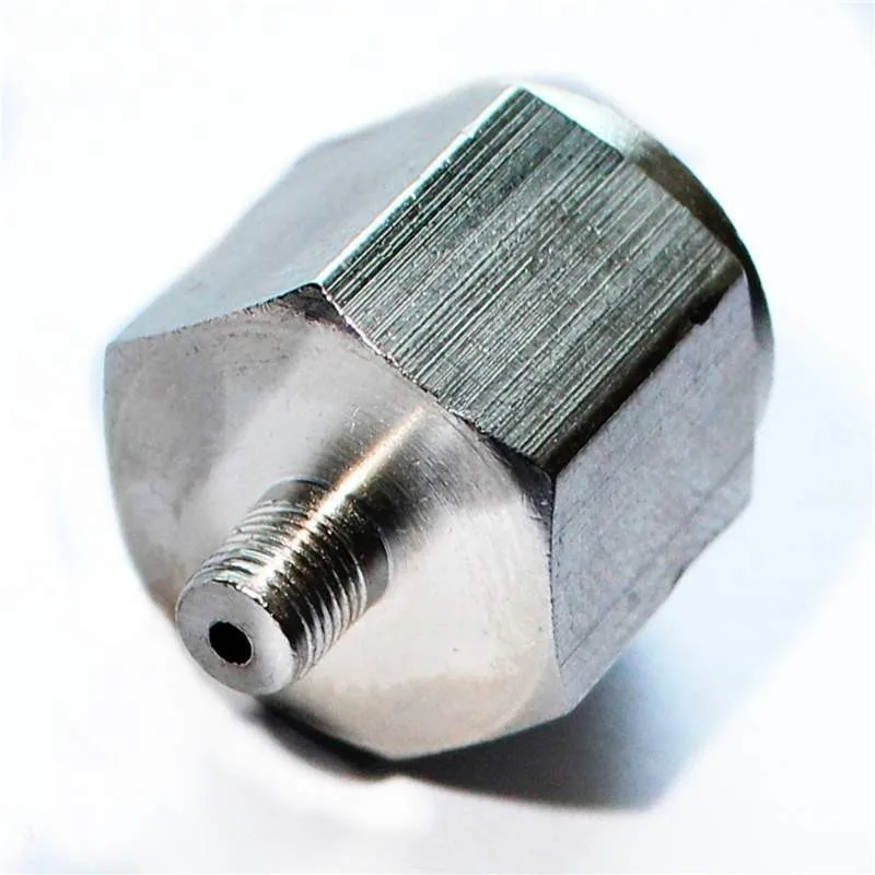 

2016 New ABEST Airbrush Hose Adaptor Fitting 1/4" Female to M5*0.5 Male Connector Tattoo AB-A6