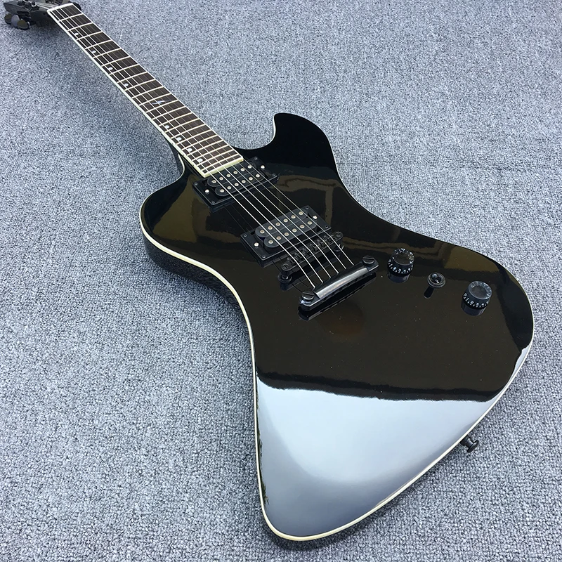 

Satin Black RD type Electric Guitar, Custom Shop RD guitar with Black hardware, High quality guitarra, All color are Available