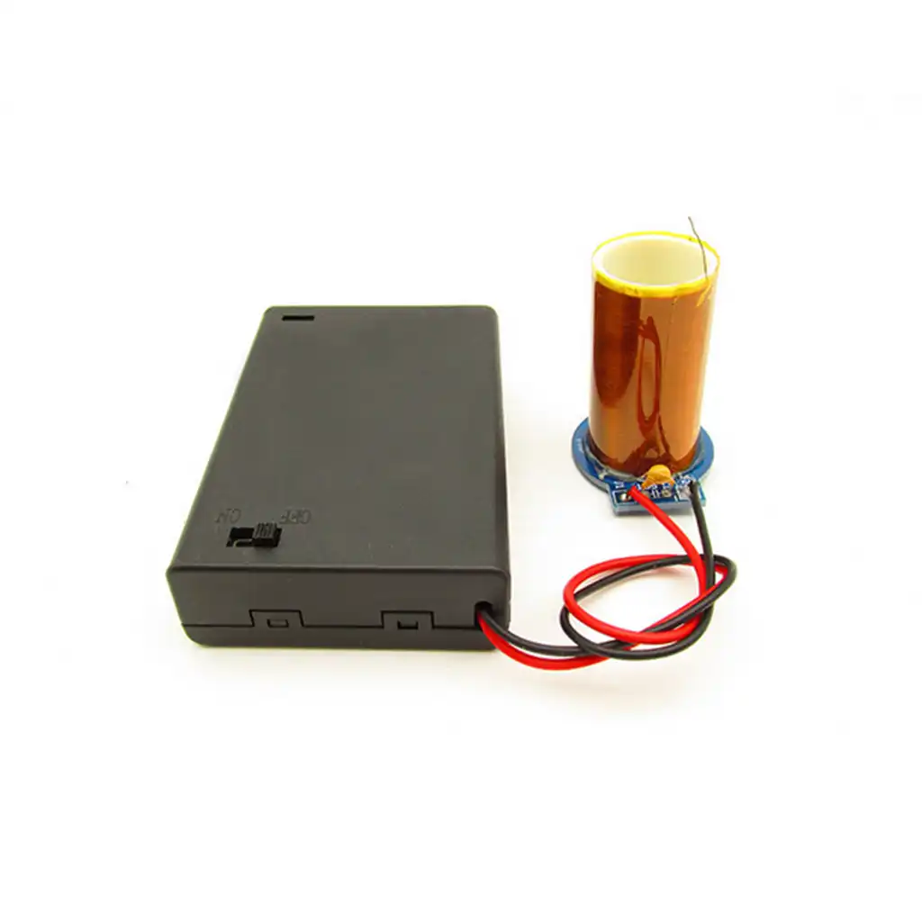 Mini SSTC Tesla Coil DIY Kits Battery Powered Wireless Light from a Distance