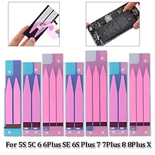 Battery Adhesive Sticker Glue Tape Double-Sided For iPhone 7 8 Plus X 5s 6 6s Plus Phone Battery Decor Sticker Replace Strip Tab Battery Adhesive Sticker Glue Tape Double-Sided For iPhone 7 8 Plus X 5s 6 6s Plus Phone Battery Decor Sticker Replace Strip Tab