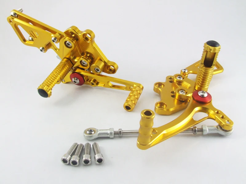 CNC регулируемый задний Набор Rearsets для KAWASAKI NINJA250R NINJA300R Z300 2013 подставка для ног