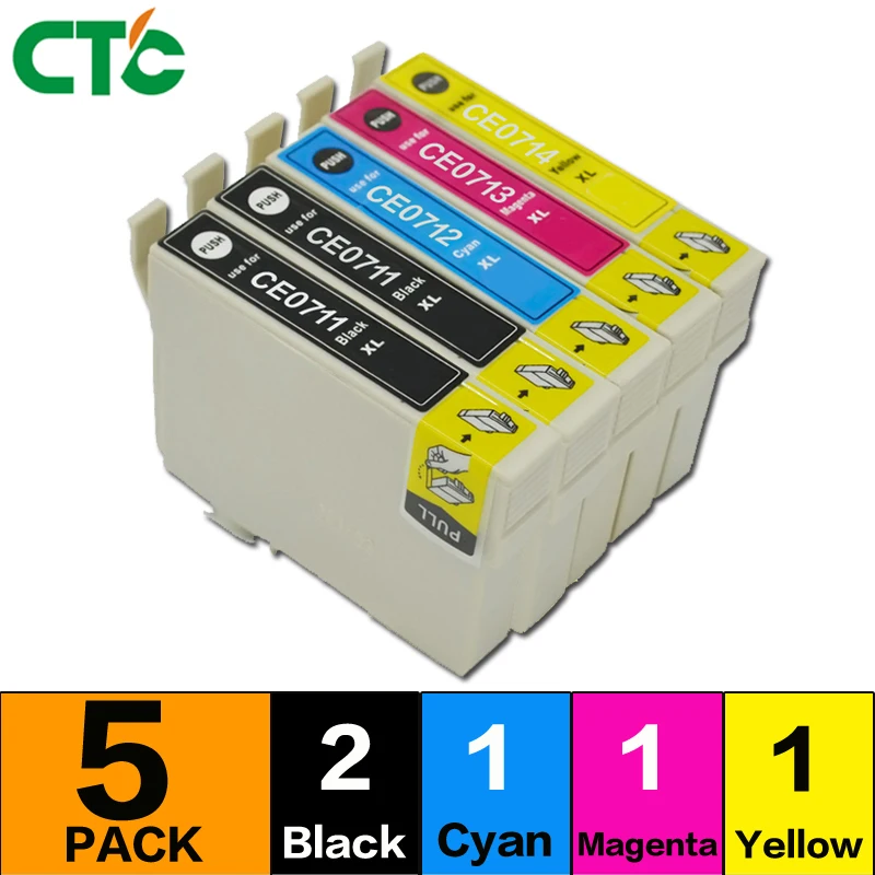 

T0715 Ink Cartridges Compatible For T0711 T0712 T0713 T0714 Stylus SX400 SX400 WIFI SX405 SX405 WIFI SX410 SX415 printer