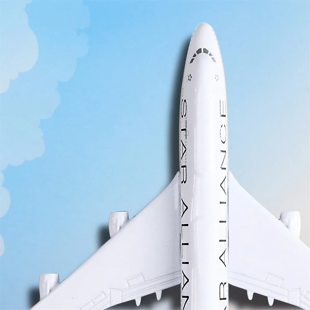 Звездные Alliance Airlines Boeing 747 16 см металлические модели самолетов детские подарочные