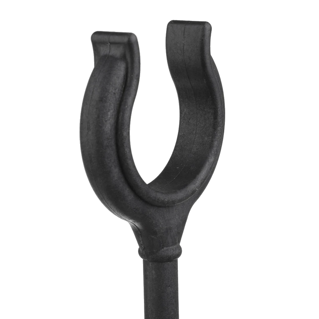 2 Pieces Black Nylon Marine Boat Oar Lock Rowlock Side Mount Accessories 4.5 x 14.5 cm
