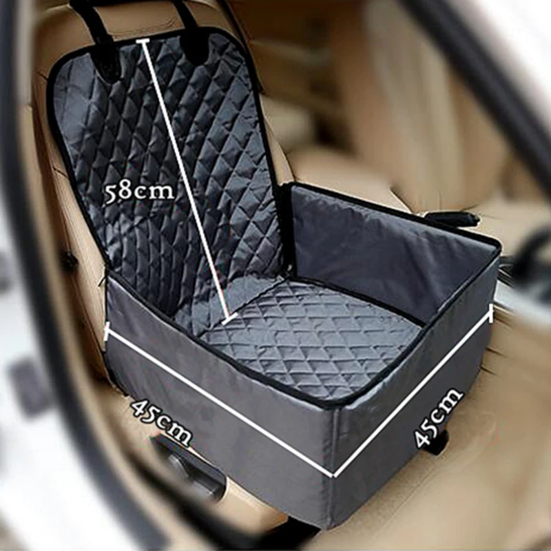 900D Nylon Waterproof Travel 2 in 1 Carrier For Dogs Folding Thick Pet Cat Dog Car Booster Seat Cover Outdoor Pet Bag Hammock