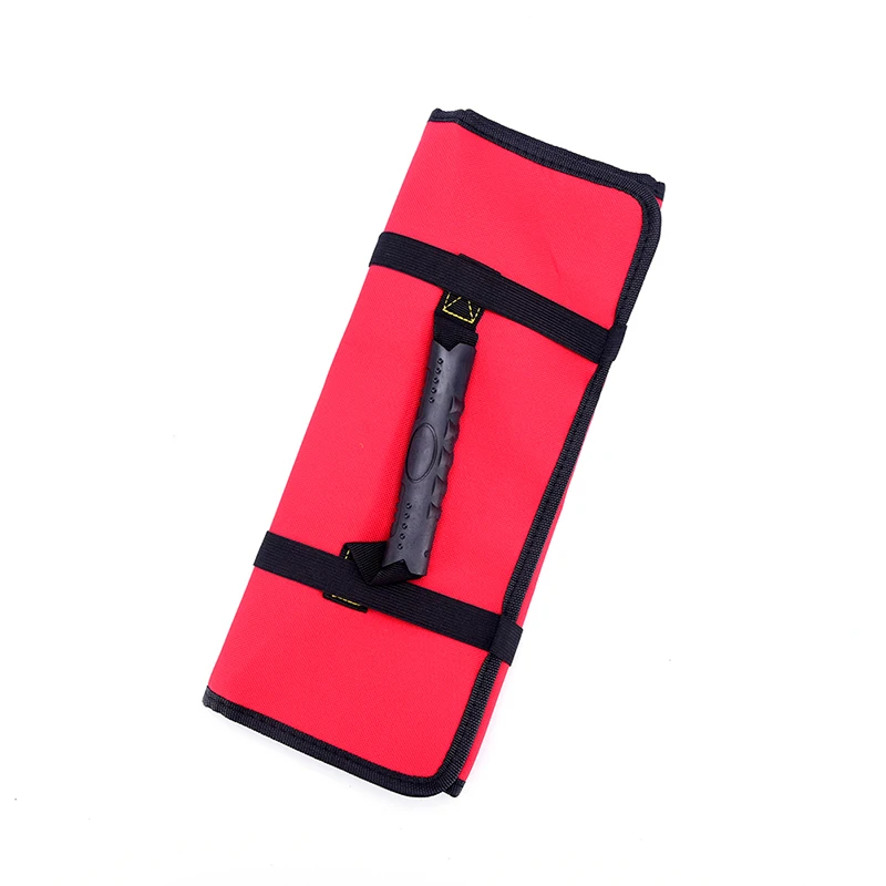 1 шт., 3 цвета, многофункциональная ткань Оксфорд, долото, рулон, инструмент для ремонта, практичная сумка с ручками для переноски - Цвет: Красный