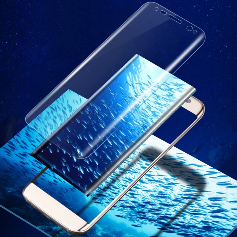 3D мягкие изогнутые Экран протектор для samsung Galaxy S9 S9 плюс S7 Edge Full Cover Защитная пленка для S8 A7(Не закаленное Стекло