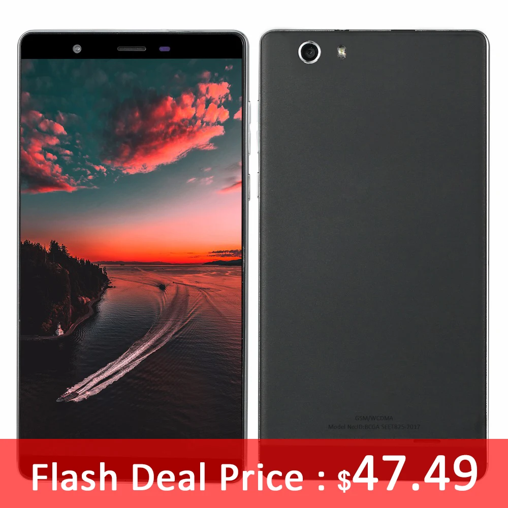 Смартфон Cectdigi P9 + 6 0 дюймовый большой экран разблокированный две Sim карты 3G WCDMA MT6580