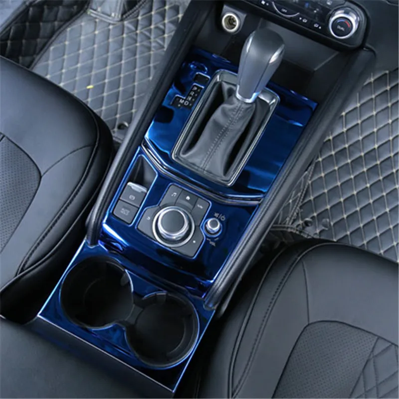 Подходит для Mazda CX5 CX-5 аксессуары интерьера переключатель ручного тормоза декоративные Панель Шестерни переключения обрезки Стикеры 2 шт./компл