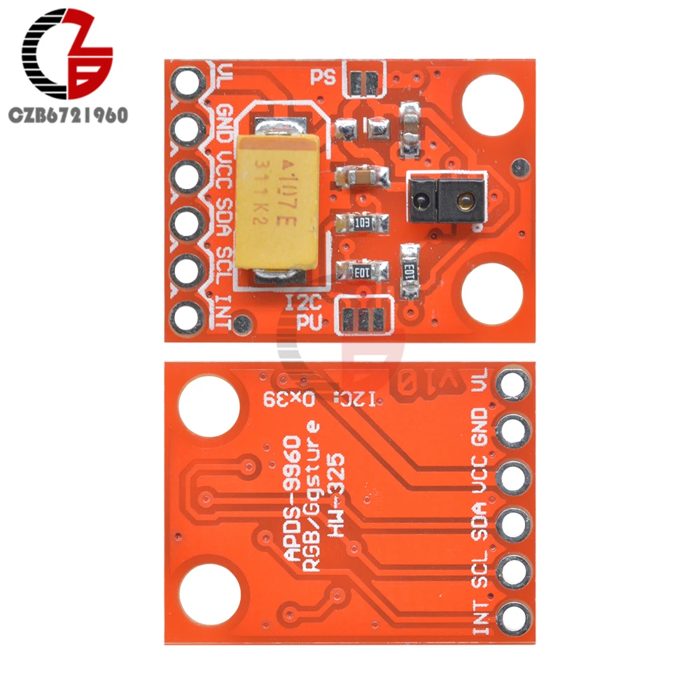 APDS-9930 ALS RGB датчик окружающего света датчик приближения модуль цифровой I2C высокий детектор с настройкой чувствительности с ИК светодиодный для Arduino