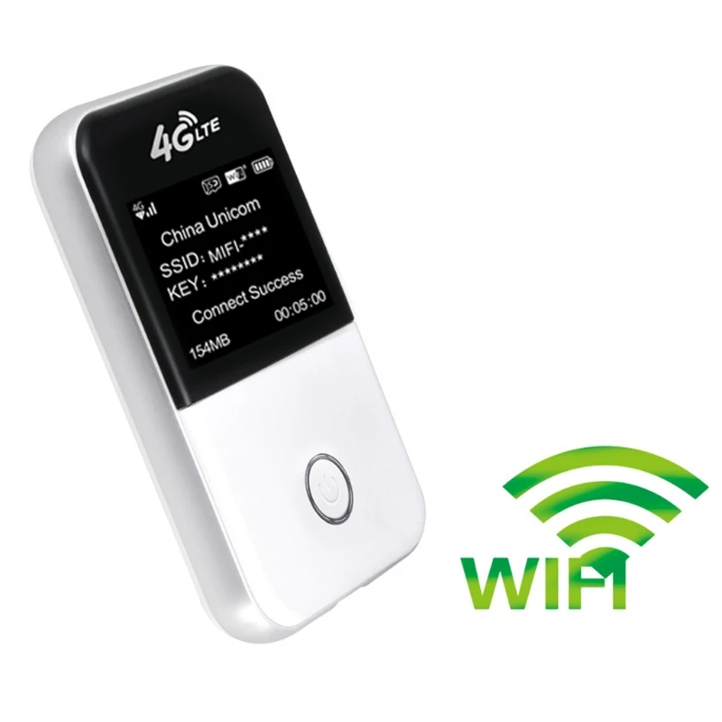 4G Wifi роутер 3g 4G Lte портативный беспроводной точка доступа Sim слот с дисплеем MF825s