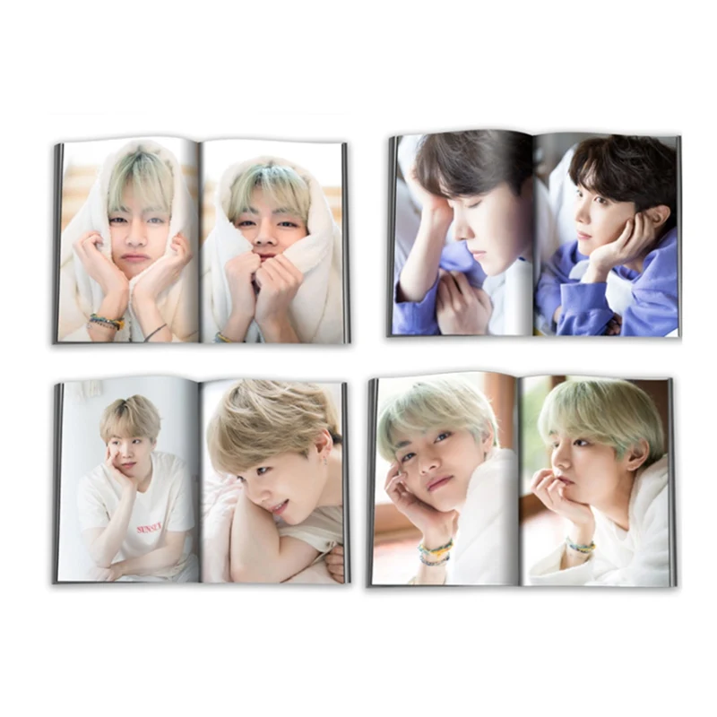 

2019 K-POP BTS Bangtan Boys Photo Album Self Made Paper Guide Book JUNGKOOK JIMIN SUGA V Fans Collection Gift