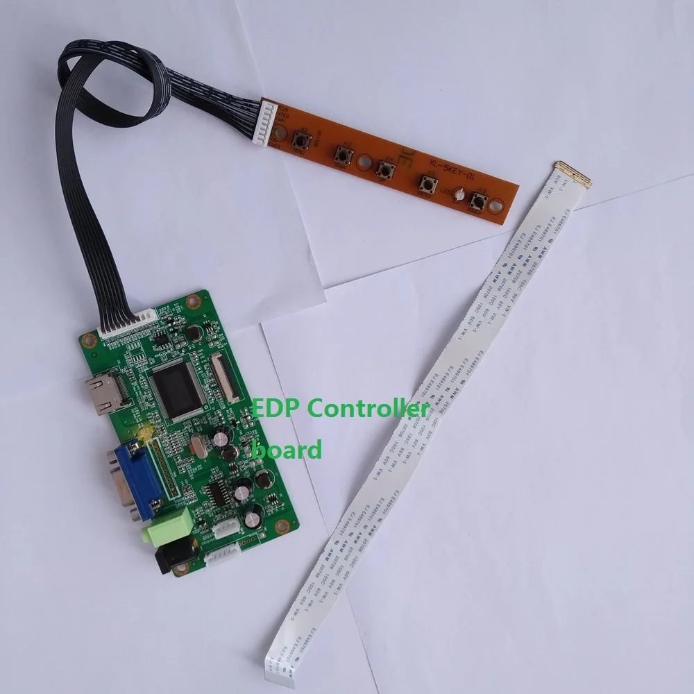 for B140HAN03 0 1920X1080 SCREEN display 30Pin KIT VGA monitor LCD EDP DRIVER Controller board DIY