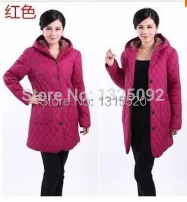 

Cotton Coat Flence Hoodies Middle-aged women's clothing fashion jacket coat Slim yards Hooded 6XL