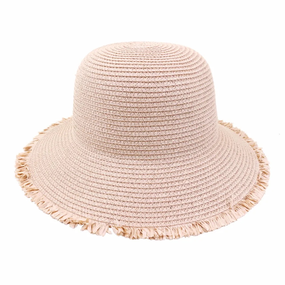 Женская шляпа от солнца, складная соломенная шляпа UPF 50, защита от ультрафиолета, модная летняя пляжная шляпа, 6 цветов