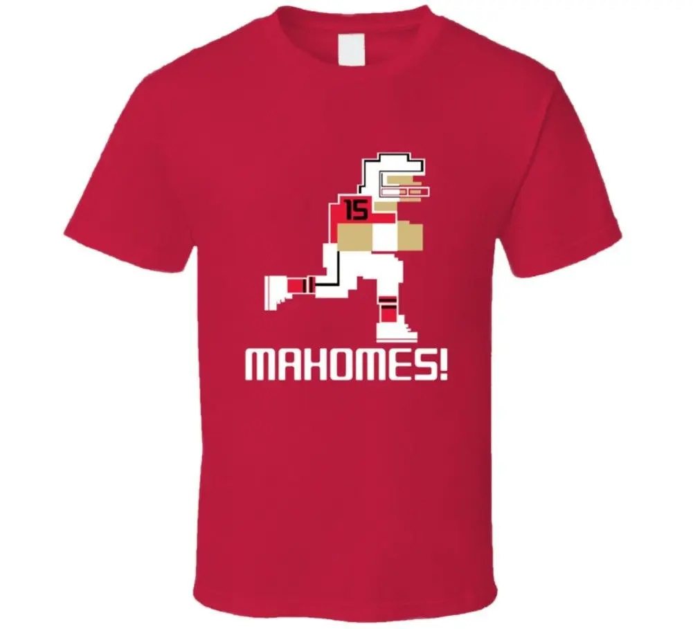 

Patrick Mahomes # 15 Tecmo Bowl Kansas City Football Athlete Fan T Shirt Cool Casual pride t shirt men Unisex New Fashion tshirt