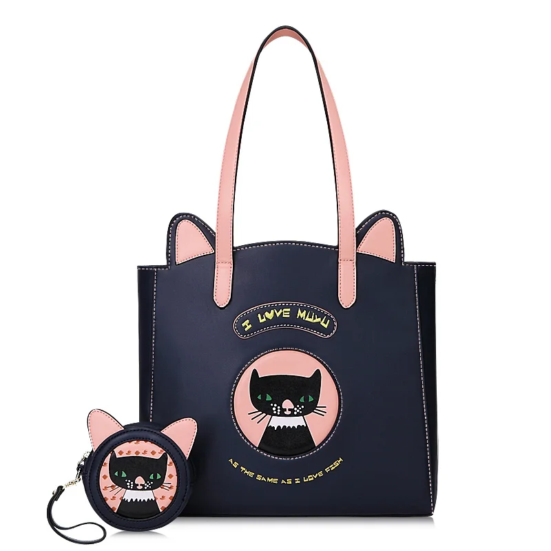

New Fashion Women Handbags With Coin Purse Ladies Shoulder Messenger Bags Luxury Famous Brand Large capacity Tote Cartoon Bags