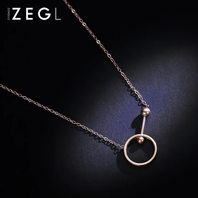 Женское Ожерелье сетка ZEGL красная цепочка для ключицы в Корейском стиле Колье 
