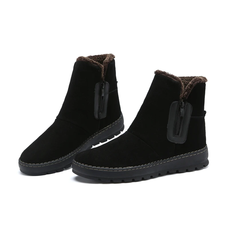Merkmak Мужские ботинки новые ботинки из натуральной кожи для Для мужчин Теплые; больших размеров ботинки Rome прямая обувь для похода по магазинам, брендовый зимний Для мужчин обувь