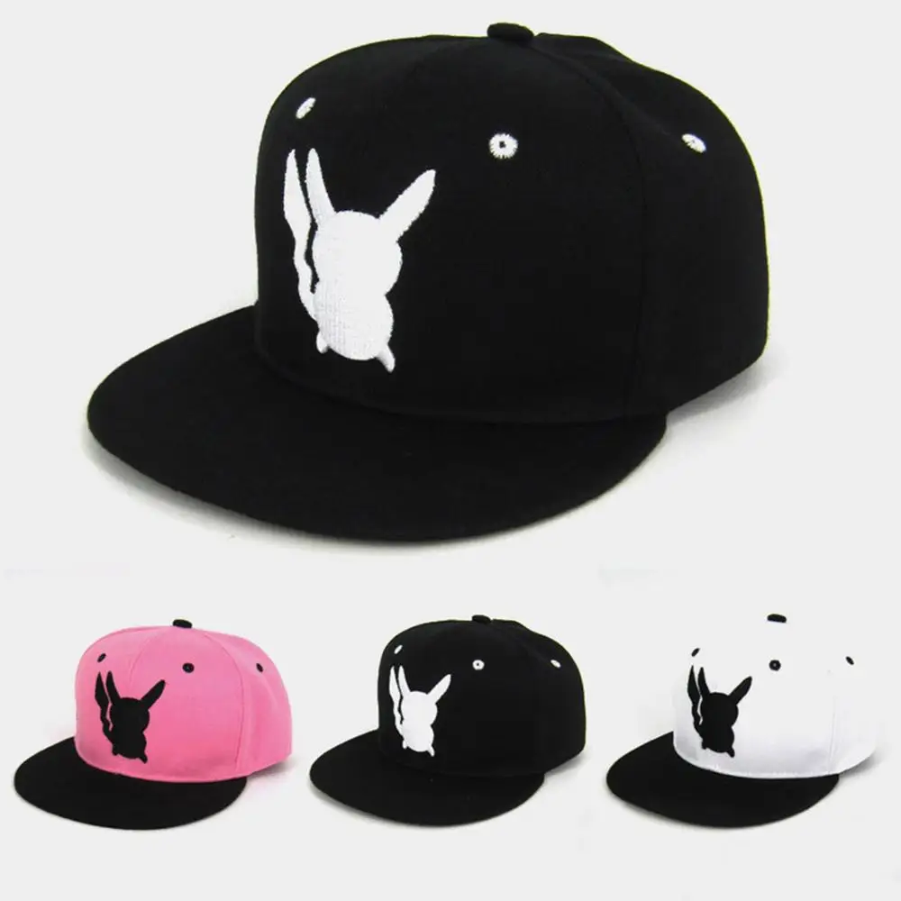 

2019 Cute Cartoon Baseball Caps For Men Women Solid Embroidery Dad Hat 3 Color Couple Adjustable Flatted Snapback Caps