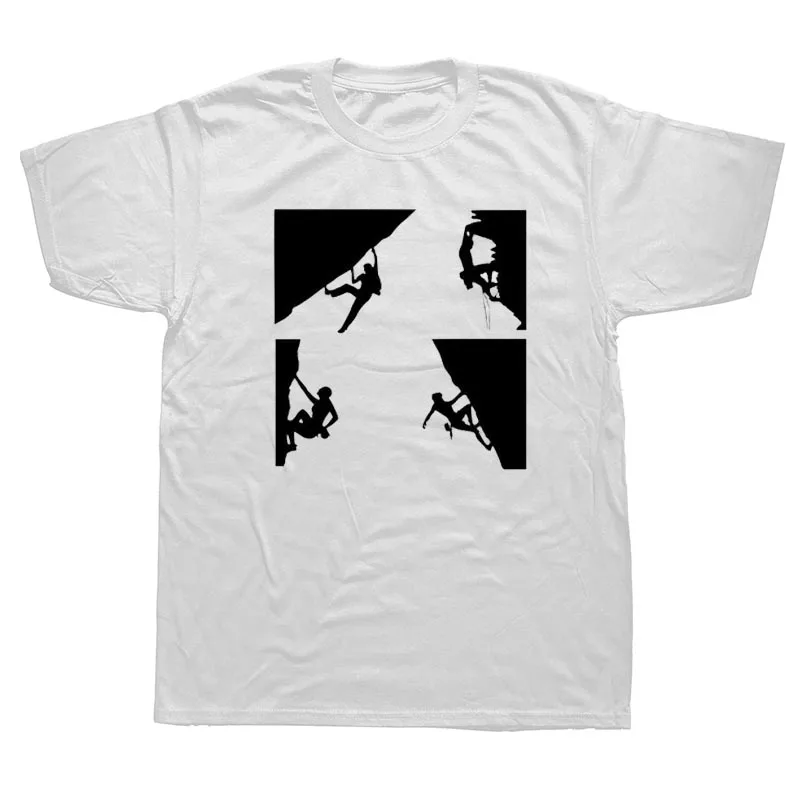 Rock Climb T Shirt Climber Hold Climb Tee Cotton Short Sleeve Brand