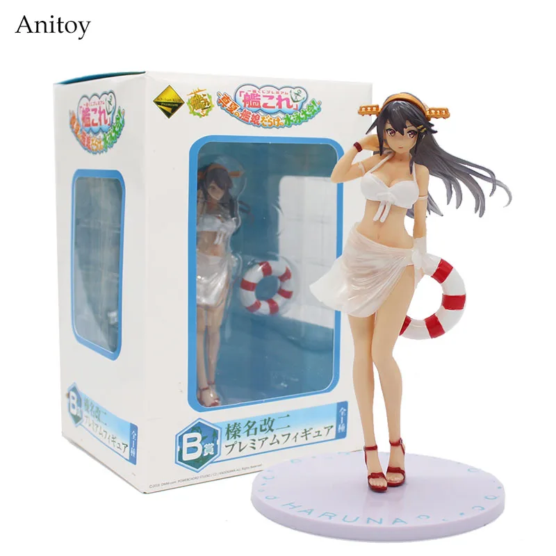 

Kantai Collection 1/8 scale painted figure Swimsuit Ver. Haruna Doll PVC Figure Collectible Toy 19cm KT4049
