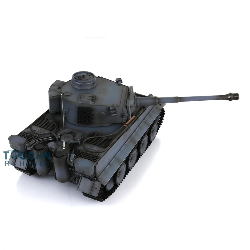 HengLong 1/16 серый Немецкий Тигр I RTR радиоуправляемая модель танка обновленная