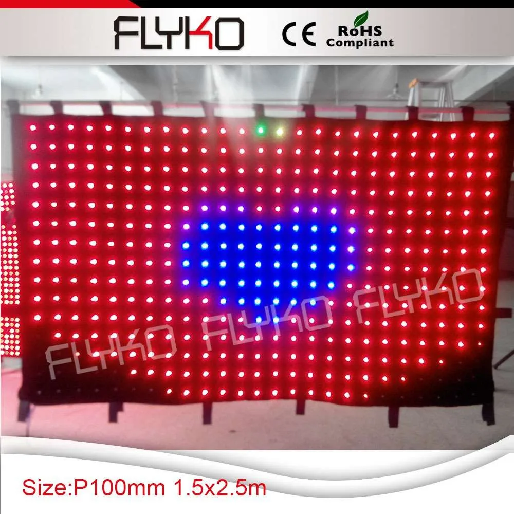 p10 led video curtain 2