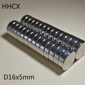 

10pcs/lot Disk magnet 16x5 mm N35 Strong NdFeB magnet 16*5 mm Permanent Neodymium magnet 16mm x 5mm