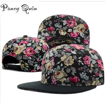 Оптовая бейсболки шляпа женщины мужчины цветок snapback шляпы оснастку спиной бренд Регулируемая мода бейсбол хип-хоп cap шлемов sun