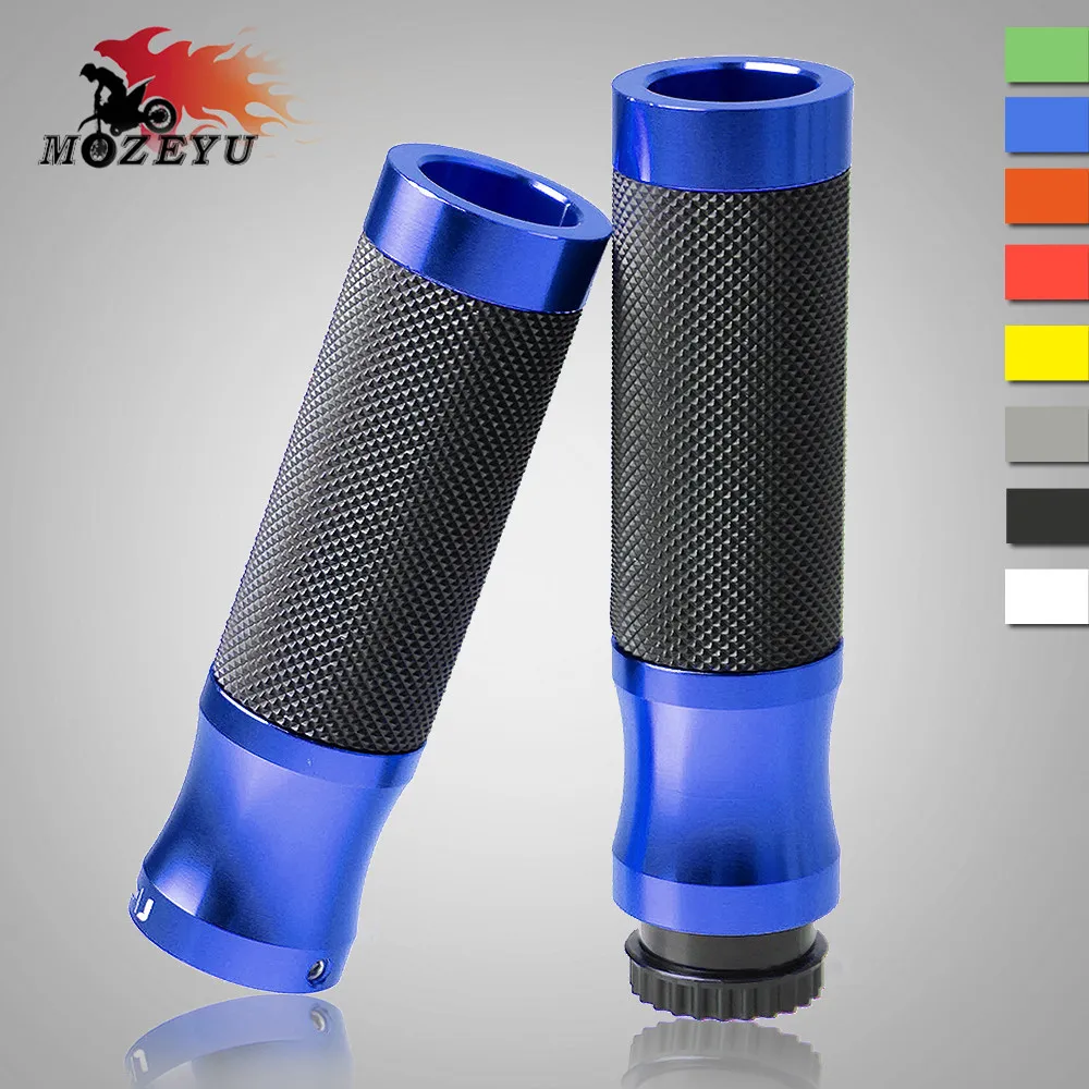 22 мм резиновый руль для мотоцикла рукоятка резиновые ручки для мотоцикла для Yamaha MT07 MT09 FZ1 FZ6 фазер MT-07 09 FZ-07 09 FZ07 FZ09