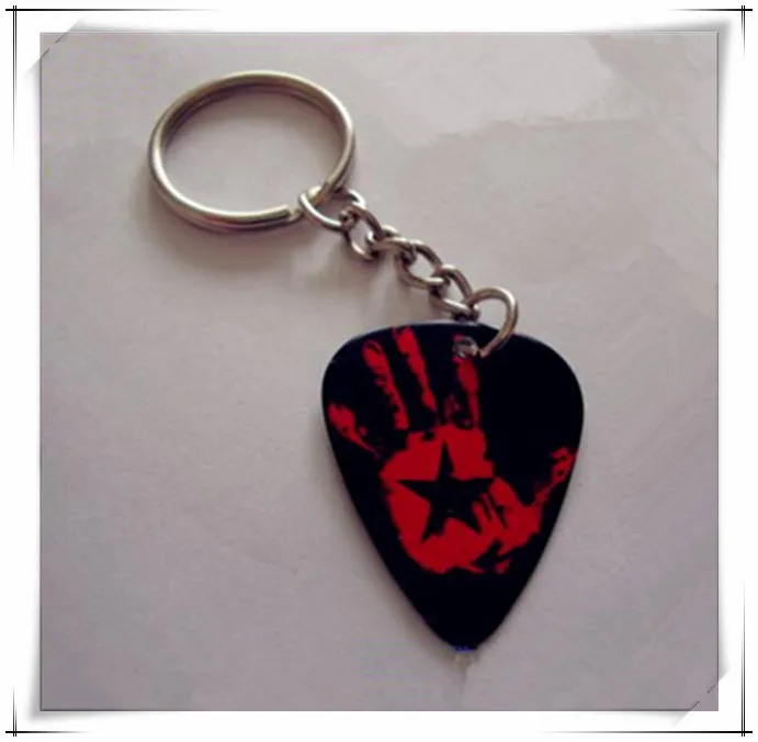 Guitar Lover Gift wholesale custom guitar pick key ring ...