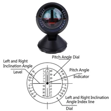 1 шт. автомобильный компас Портативный прочный ABS черный электронные регулируемые военные морской шар ночное видение Компас для лодки транспортного средства