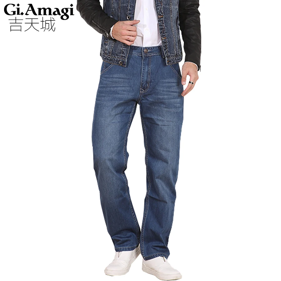 Pantanones Vaqueros Hombre Anchos Pierna