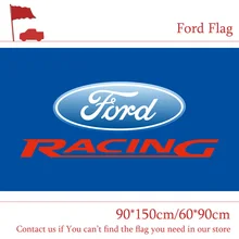 Free shipping 90x150cm 60x90cm Ford Car Flag Polyster Digital Print