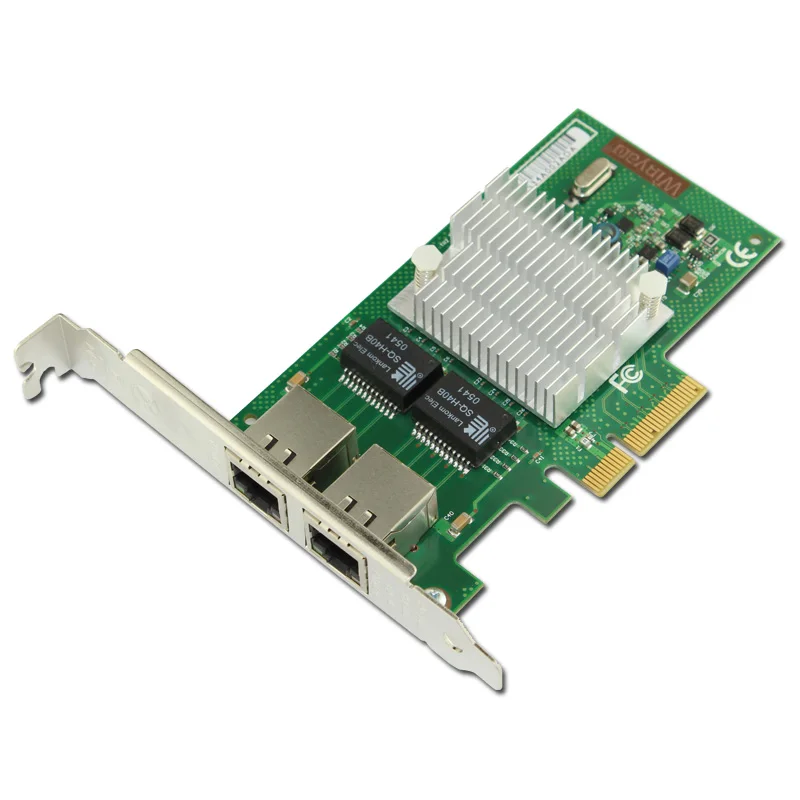 PCIe X4 Dual Port Gigabit Adapter NIC Card NH82580DB Chipset