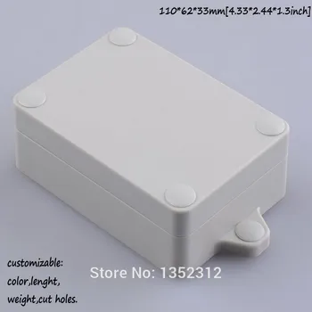 5 pcs/lot 110*62*33mm IP68 plastic waterproof enclosure junction box for electronic housing DIY project box distribution box