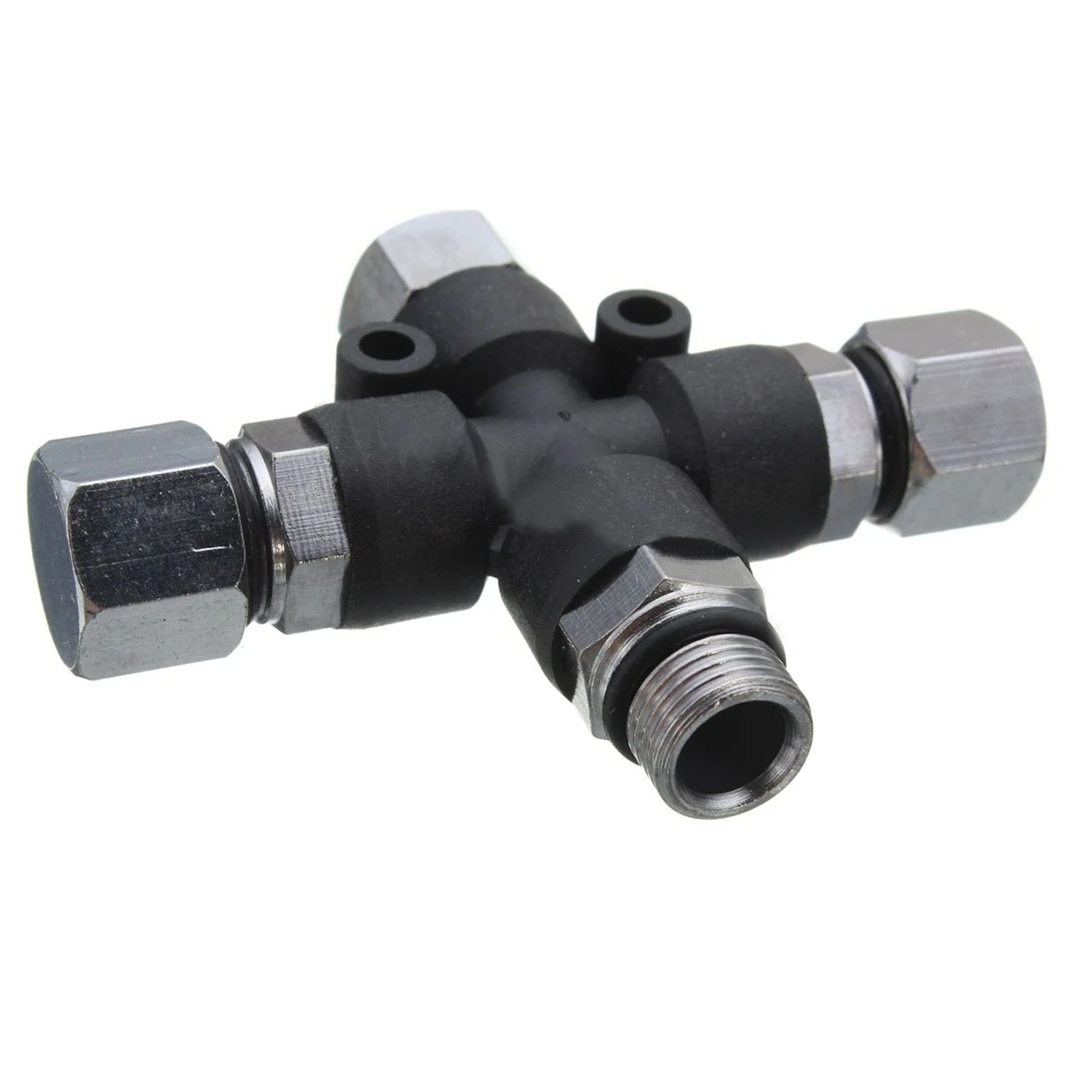 3 Way Airbrush Mini Compressor Nail Painting Air Splitter Fitting Connector 1/8" BSP Thread 50 MPa Mayitr Spray Tool 60*48*12mm