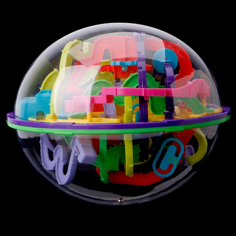 299 барьеры 3D волшебный интеллект шар баланс лабиринт игра головоломка Глобус игрушка ребенок подарок детские развивающие игрушки