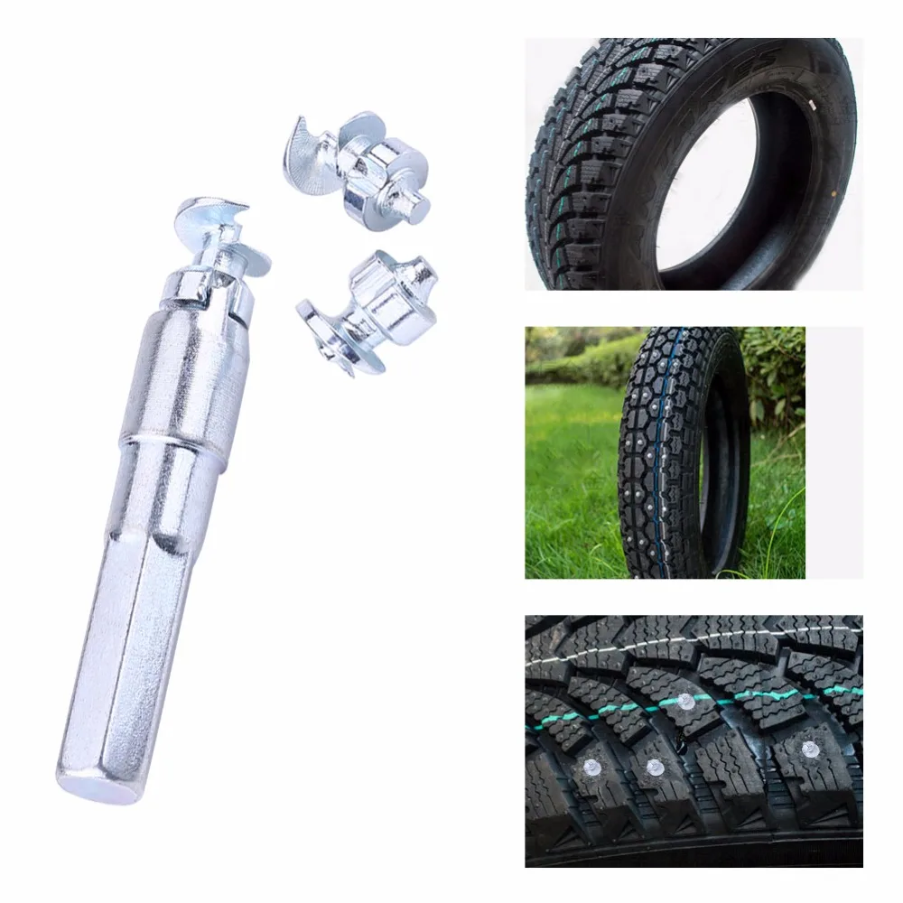 100pcs Wheel Tyre Stud Screws Winter Snow Tire Spikes with